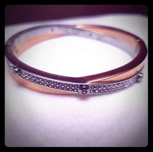 Henri Bendel Gold & Silver Jewled Bracelet